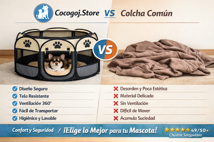 Corral para Mascotas Plegable